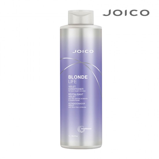 Joico Blonde Life Brilliant violetais kondicionieris vēsiem blondajiem toņiem 1L