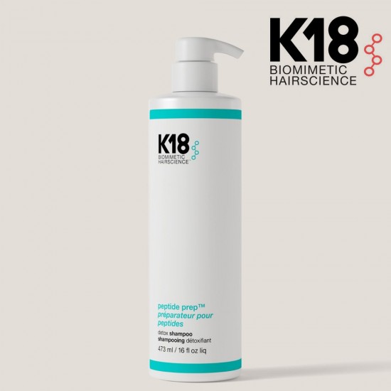 K18 Peptide Prep Detox dziļi attīrošs šampūns 473ml