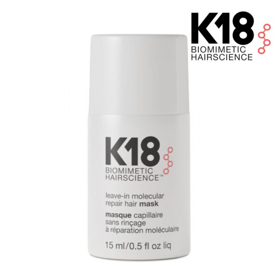 K18 несмываемая маска для молекулярного восстановления волос 15мл
