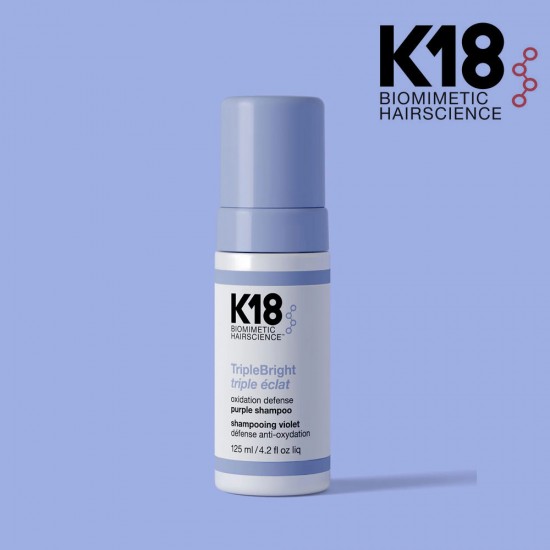 K18 TripleBright-Purple Shampoo Violets šampūns 125ml