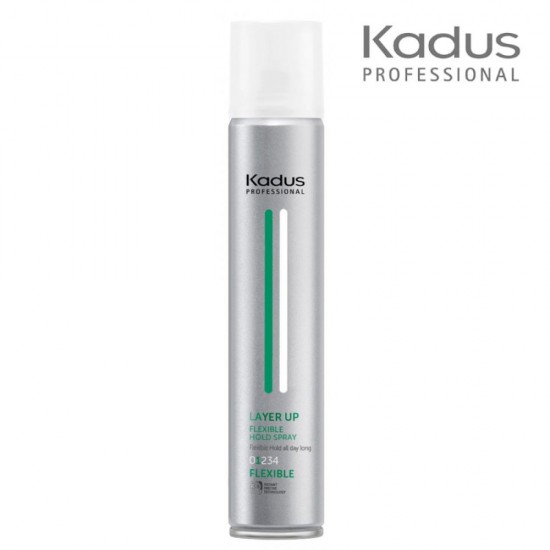 Kadus Layer Up elastīgas fiksācijas matu laka 500ml