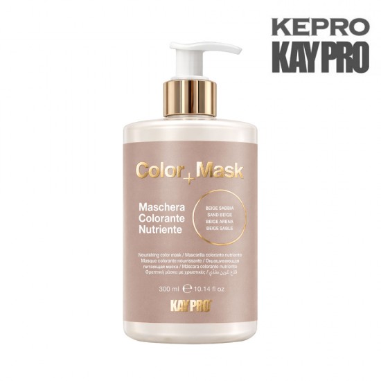 Kepro Kaypro Color+Mask barojoša tonējoša matu maska Beige 300ml