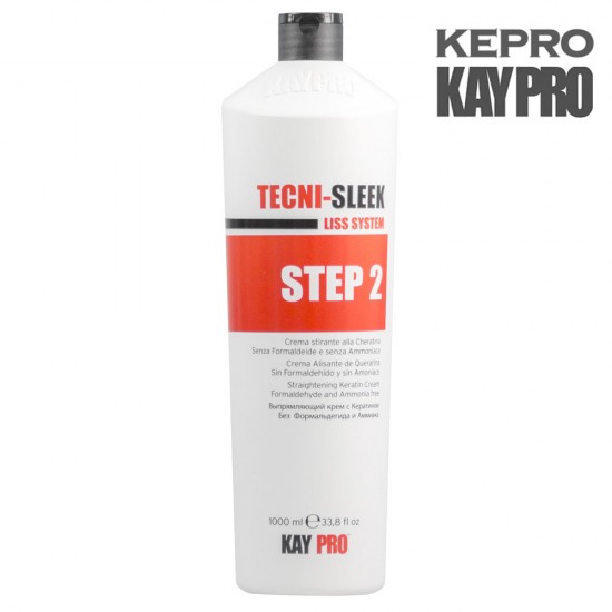 Kepro KayPro Liss System Tecni-Sleek Step 2 iztaisnojošs krēms ar keratīnu 1L