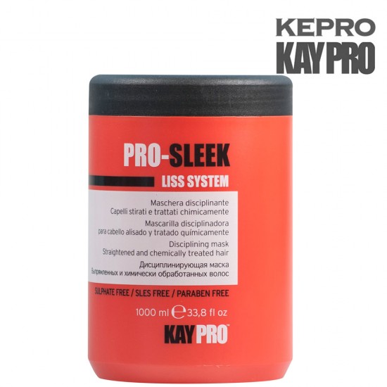 Kepro KayPro Liss System Pro-Sleek maska iztaisnotiem un ķīmiski apstrādātiem matiem 1L