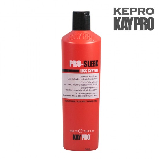 Kepro KayPro Liss System Pro-Sleek šampūns iztaisnotiem un ķīmiski apstradātiem matiem 350ml