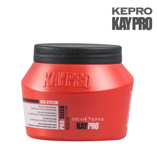 Kepro KayPro Liss System Pro-Sleek maska iztaisnotiem un ķīmiski apstrādātiem matiem 500ml