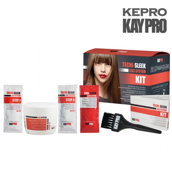 Kepro KayPro Liss System Tecni-Sleek KIT vienreizējs komplekts keratīna taisnošanai