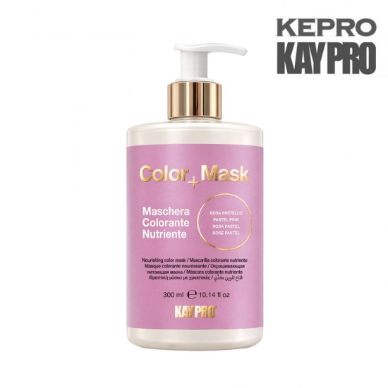 Kepro Kaypro Color+Mask barojoša tonējoša matu maska Pastel Pink 300ml