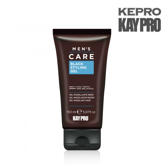 KayPro Men's Care Black Styling Gel melna matu veidošanas želeja 150ml