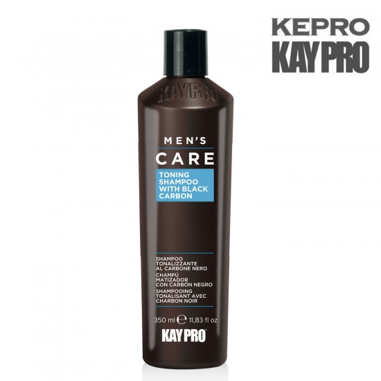 KayPro Men's Care Black Carbon tonējošs šampūns vīriešiem ar melno ogli 350ml