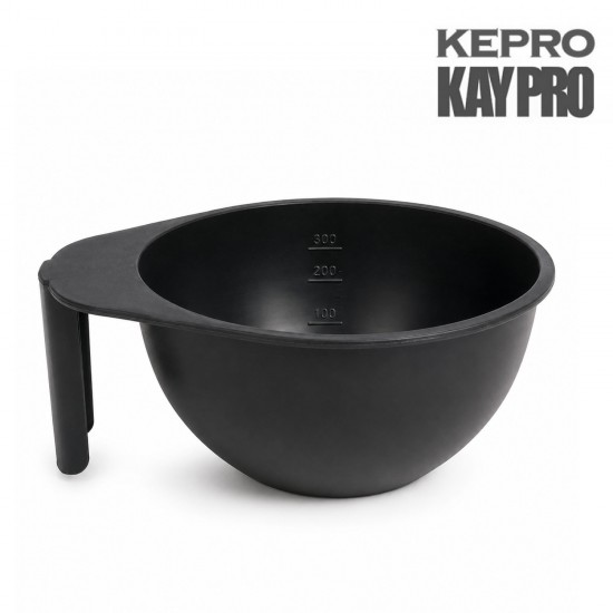 Kepro Kaypro matu krāsas maisīšanas bļoda melna 300ml