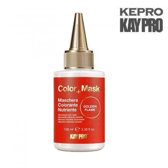 Kepro Kaypro Color+Mask barojoša tonējoša matu maska Golden Flame 100ml