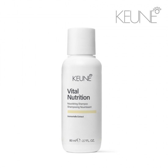 Keune Vital Nutrition Shampoo deeply nourishing and moisturising shampoo 80ml