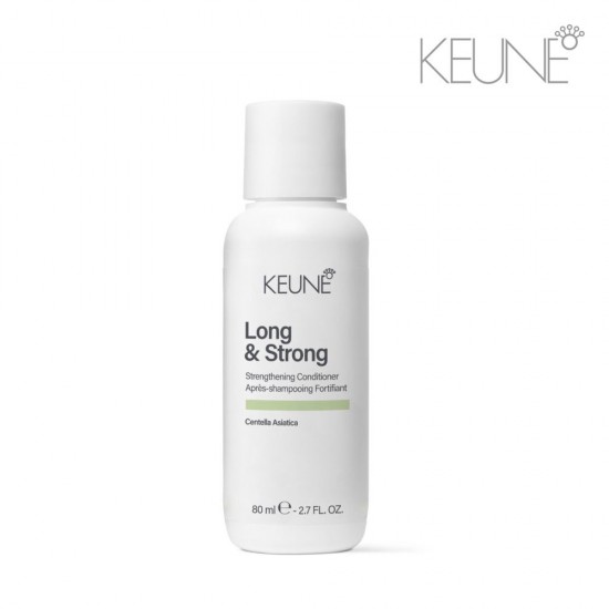 Keune Long and Strong Strenghtening Conditioner spēcinošs un matu augšanu veicinošs kondicionieris 80ml