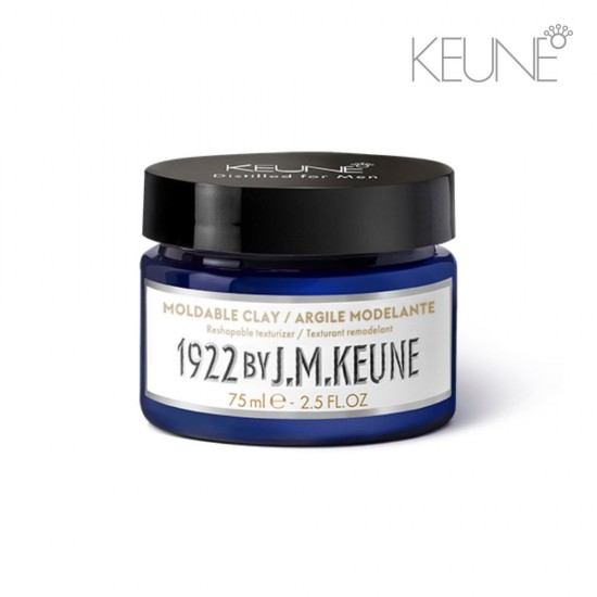 Keune 1922 by J.M.Keune Moldable Clay elastīgas fiksācijas veidošanas māls 75ml