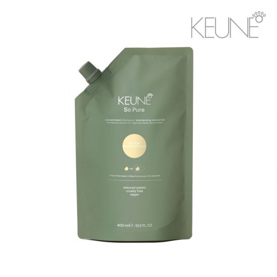 Keune So Pure Restore barojošs šampūns bez sulfātiem un silikoniem 400ml