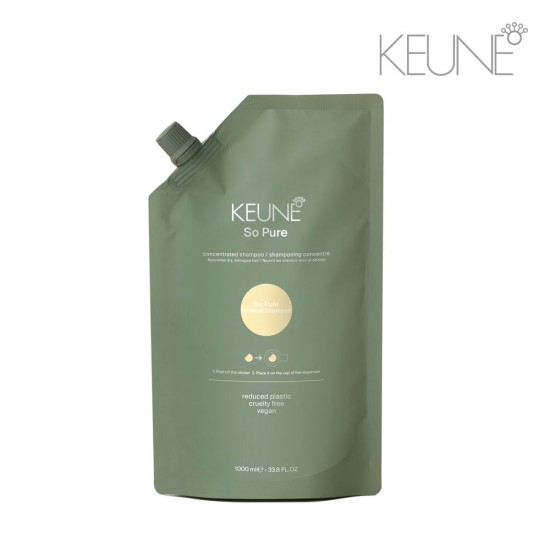 Keune So Pure Restore barojošs šampūns bez sulfātiem un silikoniem 1000ml
