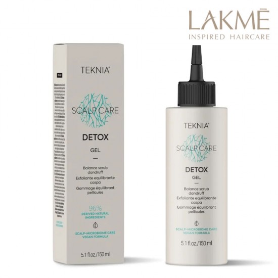Lakme Teknia Detox skrubis-želeja sausām un taukainām blaugznām 150ml