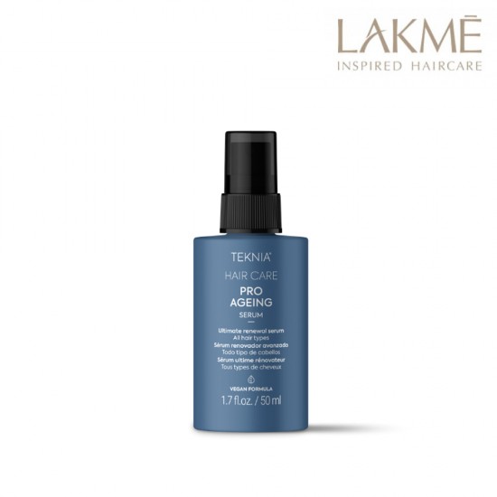 Lakme Teknia Pro Ageing 3-vienā atjaunojošais serums visiem matu tipiem 50ml