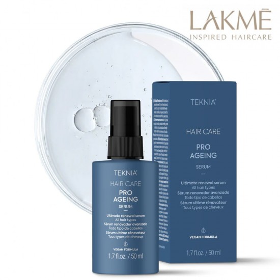 Lakme Teknia Pro Ageing 3-vienā atjaunojošais serums visiem matu tipiem 50ml