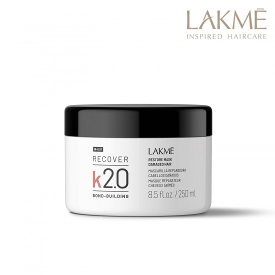 Lakme K2.0 Restore Mask Damaged Hair atjaunojoša maska bojātiem matiem 250ml