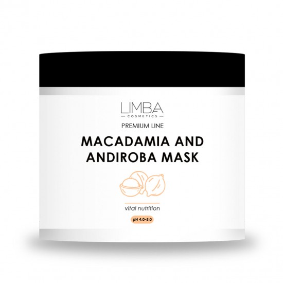 Limba Premium Line Macadamia and Andiroba Mask barojoša matu maska 500ml