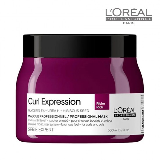 Loreal Serie Expert Curl Expression intensīvi mitrinoša matu maska 500ml