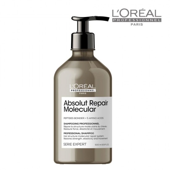 Loreal Serie Expert Absolut Repair Molecular nostiprinošs šampūns bojātiem matiem 500ml