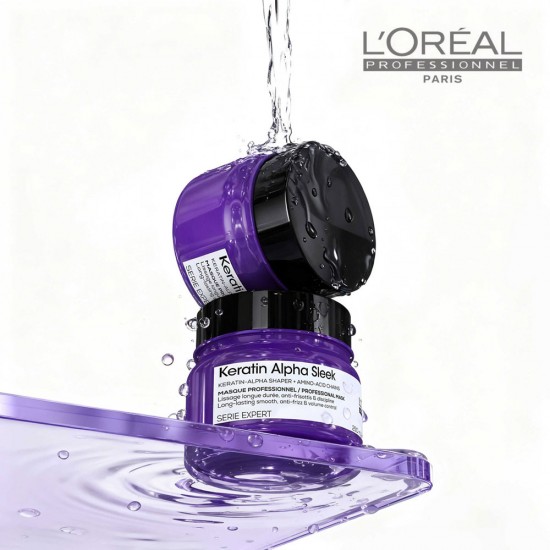 Loreal Serie Expert Keratine Alpha Sleek maska ilgstošam gludumam 250ml