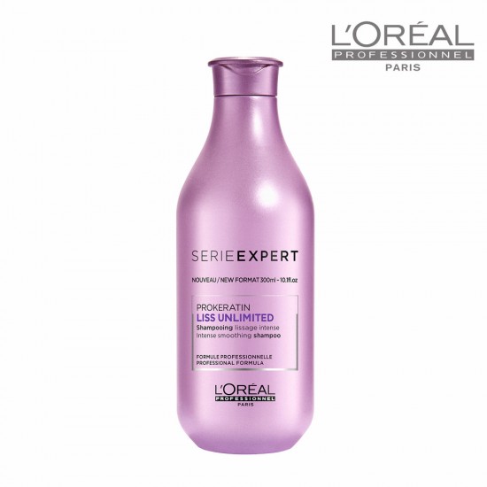 Loreal Serie Expert Liss Unlimited matu nogludinošs šampūns 300ml Loreal Serie Expert Liss Unlimited matu nogludinošs šampūns 300ml