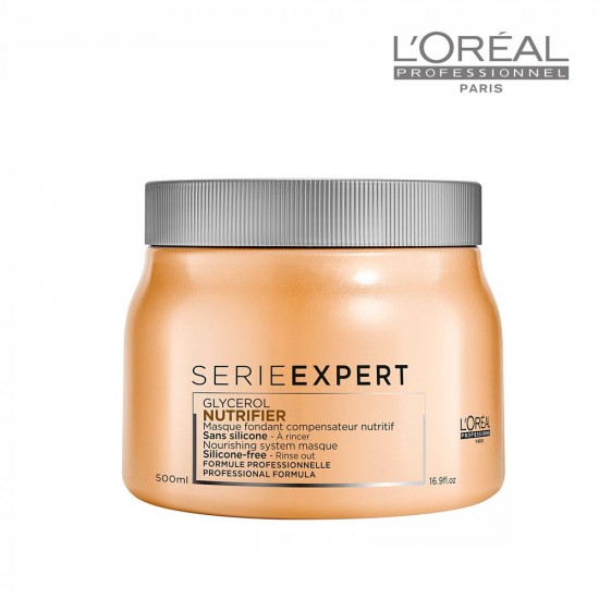 Loreal Serie Expert Nutrifier barojoša maska sausiem matiem 500ml Loreal Serie Expert Nutrifier barojoša maska sausiem matiem 500ml