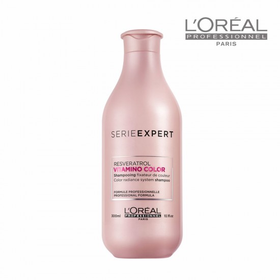 Loreal Serie Expert Vitamino Color šampūns krāsotiem matiem 300ml Loreal Serie Expert Vitamino Color šampūns krāsotiem matiem 300ml
