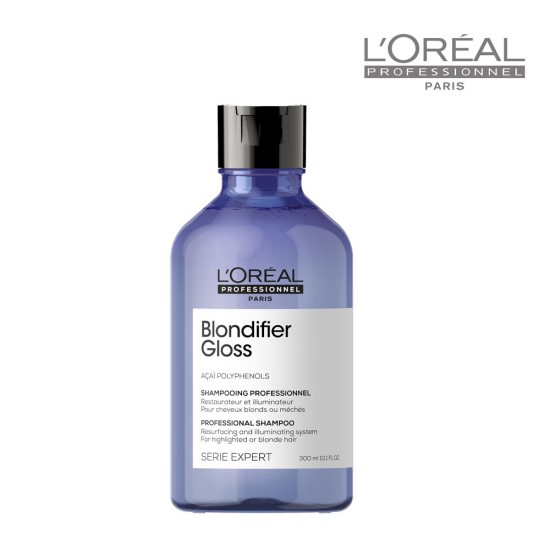 Loreal Serie Expert Blondifier Gloss šampūns blondiem matiem 300ml
