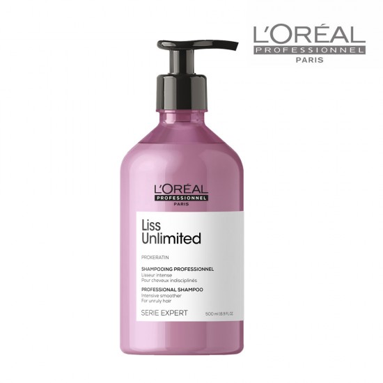 Loreal Serie Expert Liss Unlimited matu nogludinošs šampūns 500ml