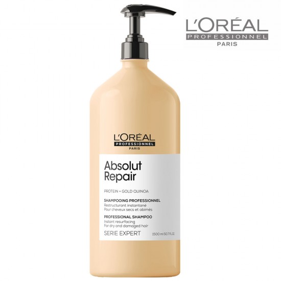 Loreal Serie Expert Absolut Repair šampūns bojātiem matiem 1,5L