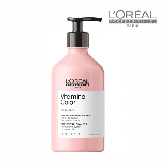 Loreal Serie Expert Vitamino Color šampūns krāsotiem matiem 500ml