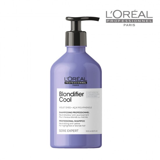 Loreal Serie Expert Blondifier Cool šampūns vēsi blondiem matiem 500ml