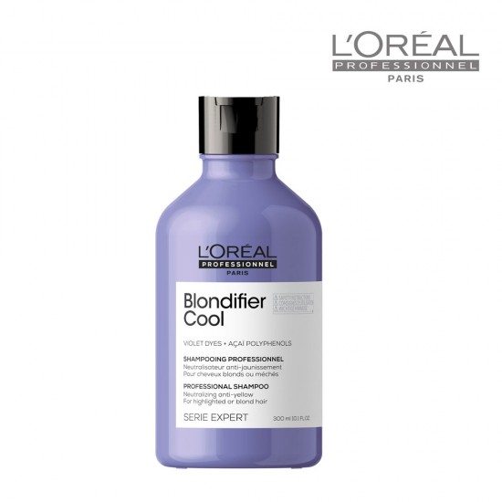 Loreal Serie Expert Blondifier Cool šampūns vēsi blondiem matiem 300ml