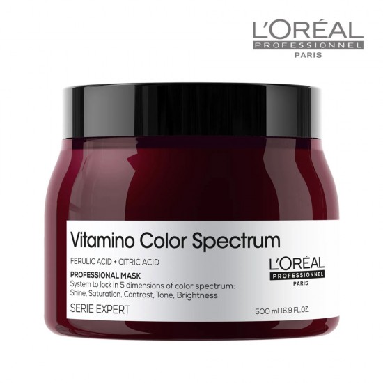 Loreal Serie Expert Vitamino Color Spectrum mitrinoša maska krāsotiem matiem 500ml