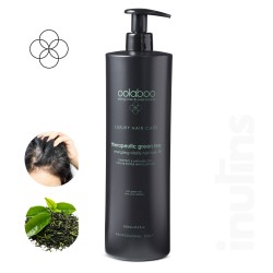 Oolaboo Therapeutic Green Tea stiprinošs un stimulējošs šampūns retinātiem matiem 1L