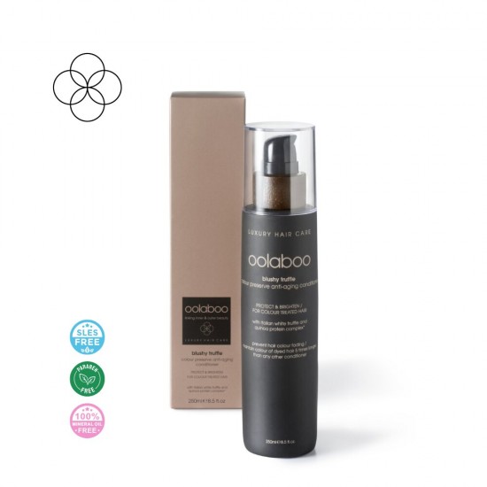 Oolaboo Blushy Truffle color preserve anti-aging kondicionieris 250ml