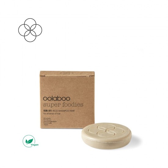 Oolaboo Super Foodies eco shampoo bar cietais šampūns 70g