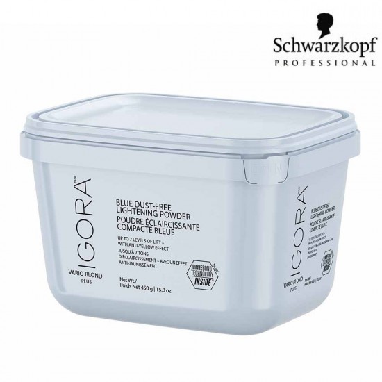 Schwarzkopf Pro Igora Vario Blond Blue matu balinātājs 450g 