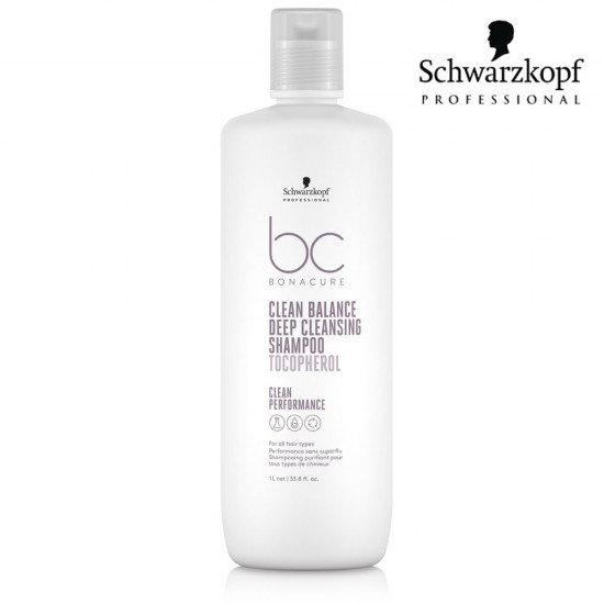 Schwarzkopf Pro BC Bonacure Clean Balance шампунь глубокого очищения волос 1л
