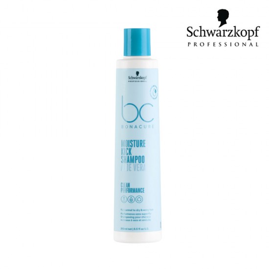 Schwarzkopf Pro BC Bonacure Moisture Kick Aloe Vera šampūns 250ml
