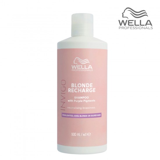 Wella Invigo Blonde Recharge Šampūns 500ml