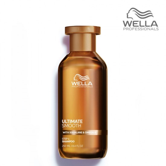 Wella Ultimate Smooth šampūns matu nogludināšanai 250ml
