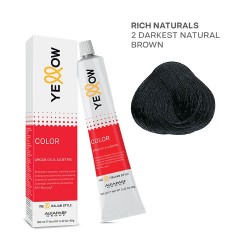 Yellow Color permanentā matu krēmkrāsa 100ml Nr.2 Yellow Color permanentā matu krēmkrāsa 100ml Nr.2