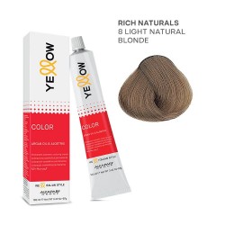 Yellow Color permanentā matu krēmkrāsa 100ml Nr.8 Yellow Color permanentā matu krēmkrāsa 100ml Nr.8