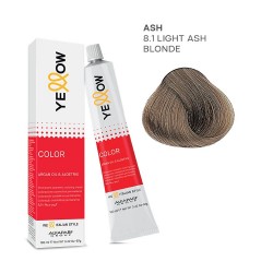 Yellow Color permanentā matu krēmkrāsa 100ml Nr.8.1 Yellow Color permanentā matu krēmkrāsa 100ml Nr.8.1